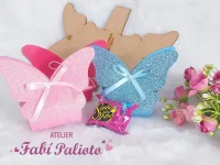 G1.303  Gabarito de Moldes em MDF Borboleta Porta Bombom - Foto 4