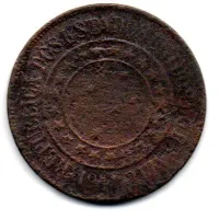 1911 - 40 Réis - Moeda Brasil - UTG - Gasta