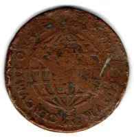 1757 - XL Réis - C/ Carimbo de Escudete - Cunhagem para Brasil e Guiné - Iosephus - Moeda Brasil Colônia - C/ Mossas - Foto 2