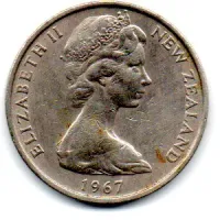 Nova Zelândia - 1967 - 1 Shilling - Foto 2