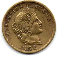 Peru - 1952 - 20 Centavos