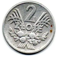 Polônia - 1958 - 2 Zlote