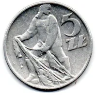 Polônia - 1959 - 5 Zlote
