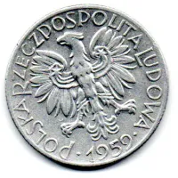 Polônia - 1959 - 5 Zlote - Foto 2