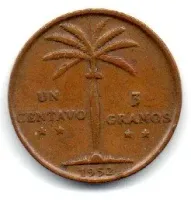 República Dominicana - 1952 - 1 Centavo