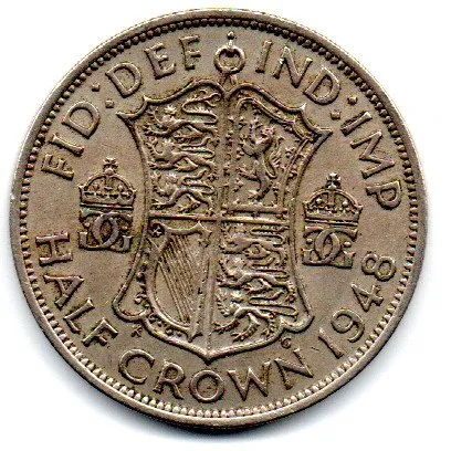 Reino Unido - 1948 - Half Crown