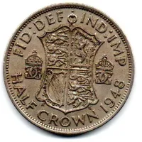 Reino Unido - 1948 - Half Crown