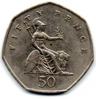Reino Unido - 1997 - 50 Pence