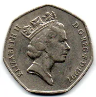 Reino Unido - 1997 - 50 Pence - Foto 2