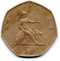 Reino Unido - 1978 - 50 Pence