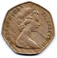Reino Unido - 1978 - 50 Pence - Foto 2