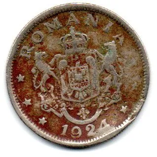 Romênia - 1924 - 2 Lei - C/ Mossa