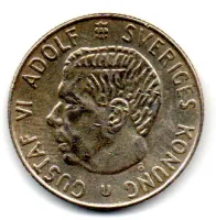 Suécia - 1965 - 1 Krona - Foto 2