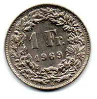 Suíça - 1969 - 1 Franc