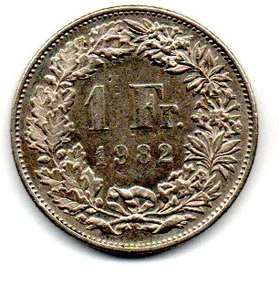Suíça - 1982 - 1 Franc