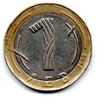 Bulgária - 2002 - 1 Lev