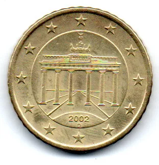 Alemanha - 2002D - 50 Euro Cent