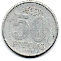 Alemanha - República Democrática (DDR) - 1958A - 50 Pfennig