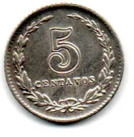 Argentina - 1928 - 5 Centavos - Polida - Foto 2