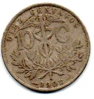 Bolívia - 1902 - 10 Centavos