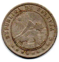 Bolívia - 1902 - 10 Centavos - Foto 2