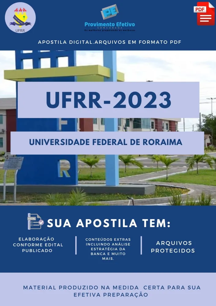 Apostila UFRR Nutricionista Ano 2023