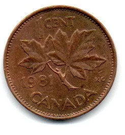 Canadá - 1981 - 1 Cent