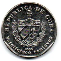 Cuba - 2003 - 25 Centavos - Foto 2