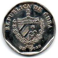 Cuba - 2012 - 1 Peso - Foto 2