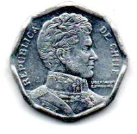 Chile - 2003 - 1 Peso - Foto 2