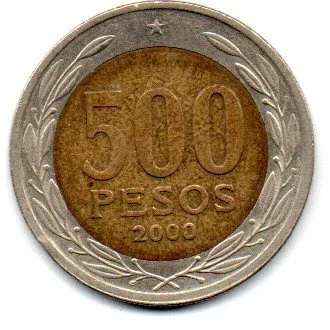 Chile - 2000 - 500 Pesos