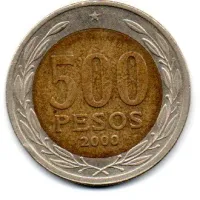 Chile - 2000 - 500 Pesos