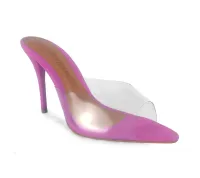 Sandália Quartz Transparente Rosa com Numeração Especial - Foto 2