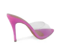 Sandália Quartz Transparente Rosa com Numeração Especial - Foto 3