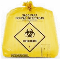  Saco Hamper Hospitalar c/ cordão Amarelo 120 Litros  com 50 un.  - Foto 2