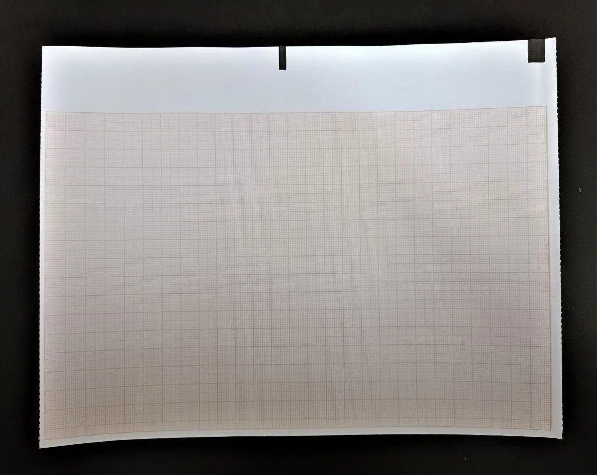 PAPEL P/ ECG DIXTAL EP-3/EP-12 TITS 216X280X100 - pacote com 10 blocos Imagem