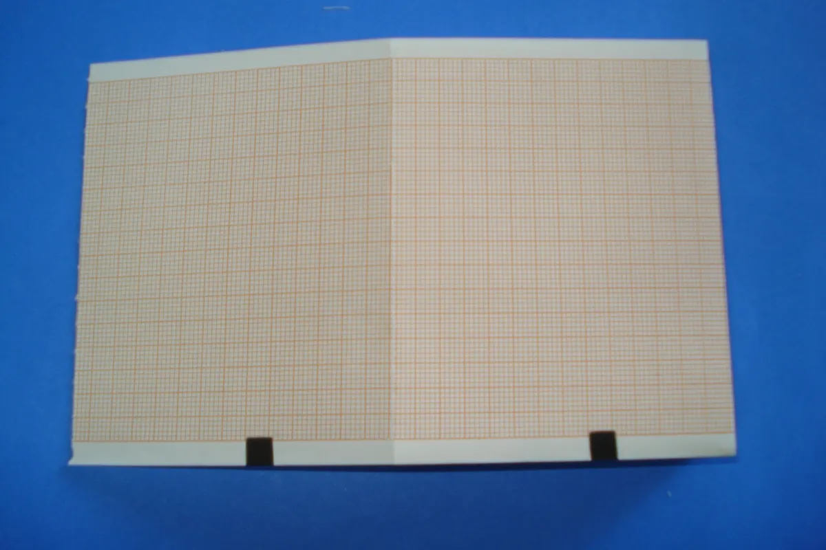 PAPEL TERMOSENSÍVEL P/ ECG ESAOTE P80 TITS 90X70X200 - pacote com 10 blocos Imagem