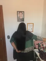 Lace HUMANA Versão Liso 70/75cm 400 gramas Lace Front HD humana AlBan cabelo brasileiro repartição LivreBig®  - Foto 10