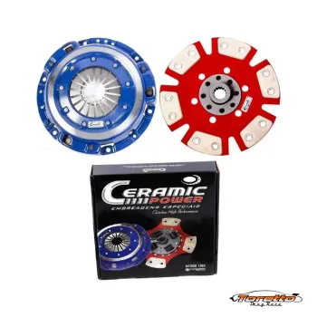 Embreagem Cerâmica AP Longitudinal  com Estria 16v  de GTI - 6 Pastilhas-Ceramic Power