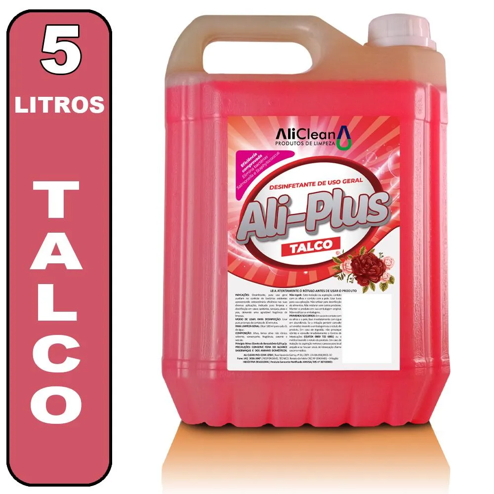 Desinfetante concentrado Limpeza Profunda AliClean - Talco