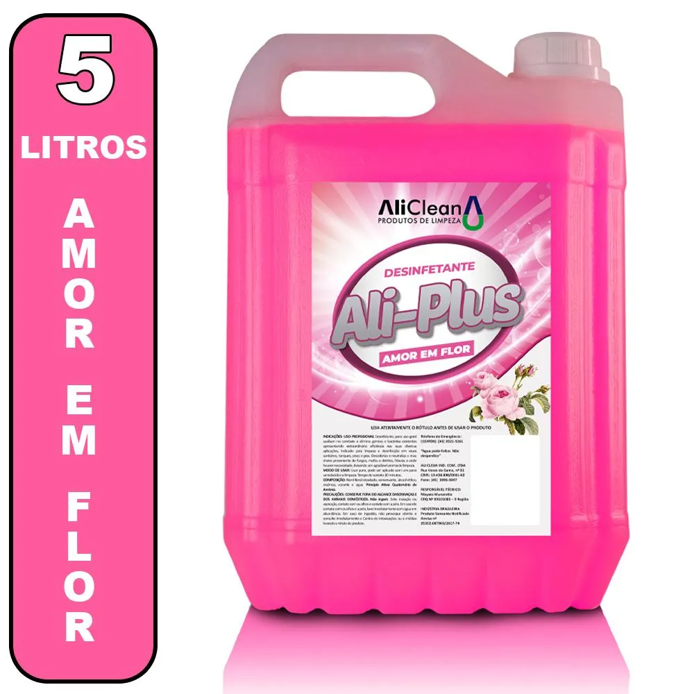 Desinfetante concentrado Limpeza Profunda AliClean - Amor em Flor
