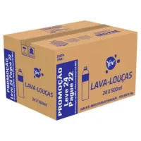 Detergente Líquido Ypê Clear Caixa Com 24 Unidades De 500ml - Foto 3