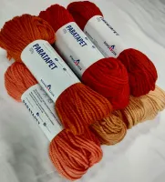 Conjunto 07 Cores Tons Terracota de Lãs Paratapet Meadas 100g