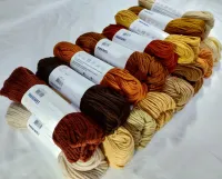 Conjunto 16 Cores Tons Bege de Lãs Paratapet Meadas 100g