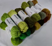 Conjunto 14 Cores Tons Verde 