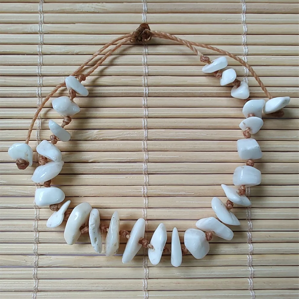 Pulseira de Pedra Natural JADE BRANCA - 015