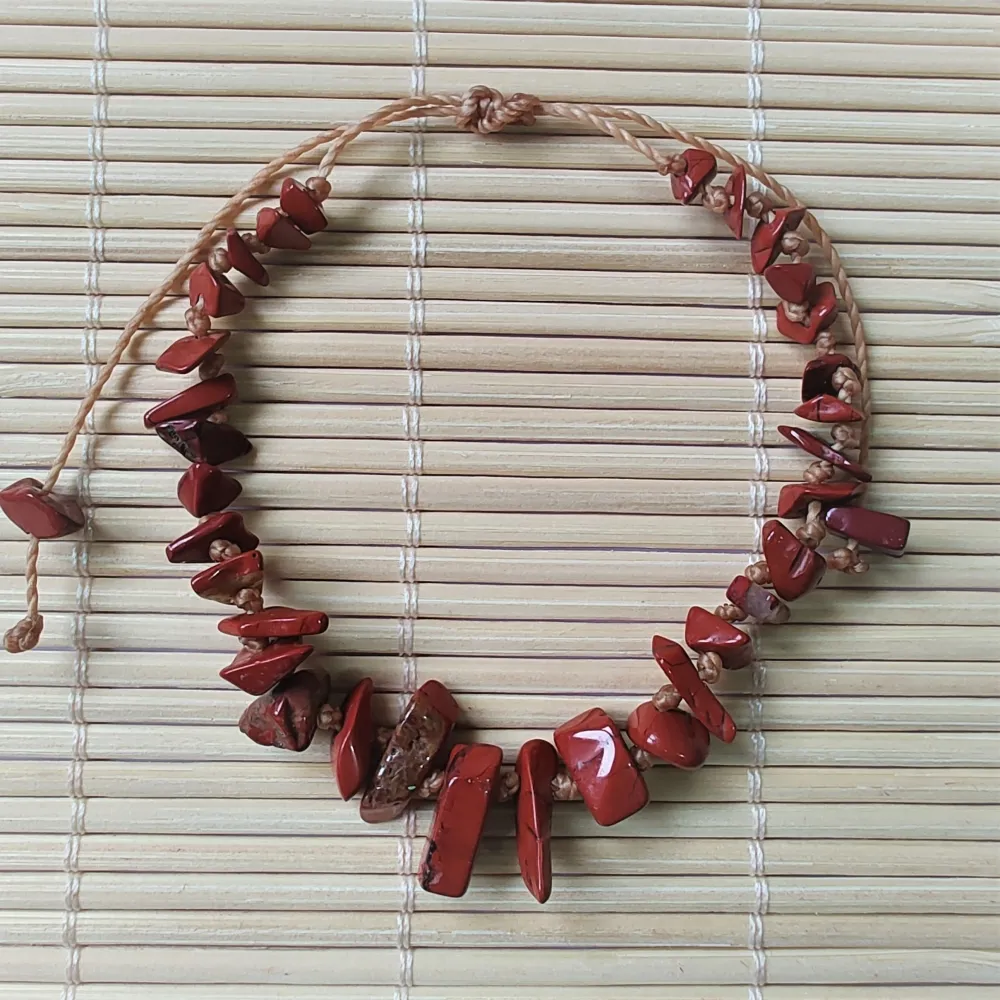 Pulseira de Pedra Natural JASPE VERMELHA - 024