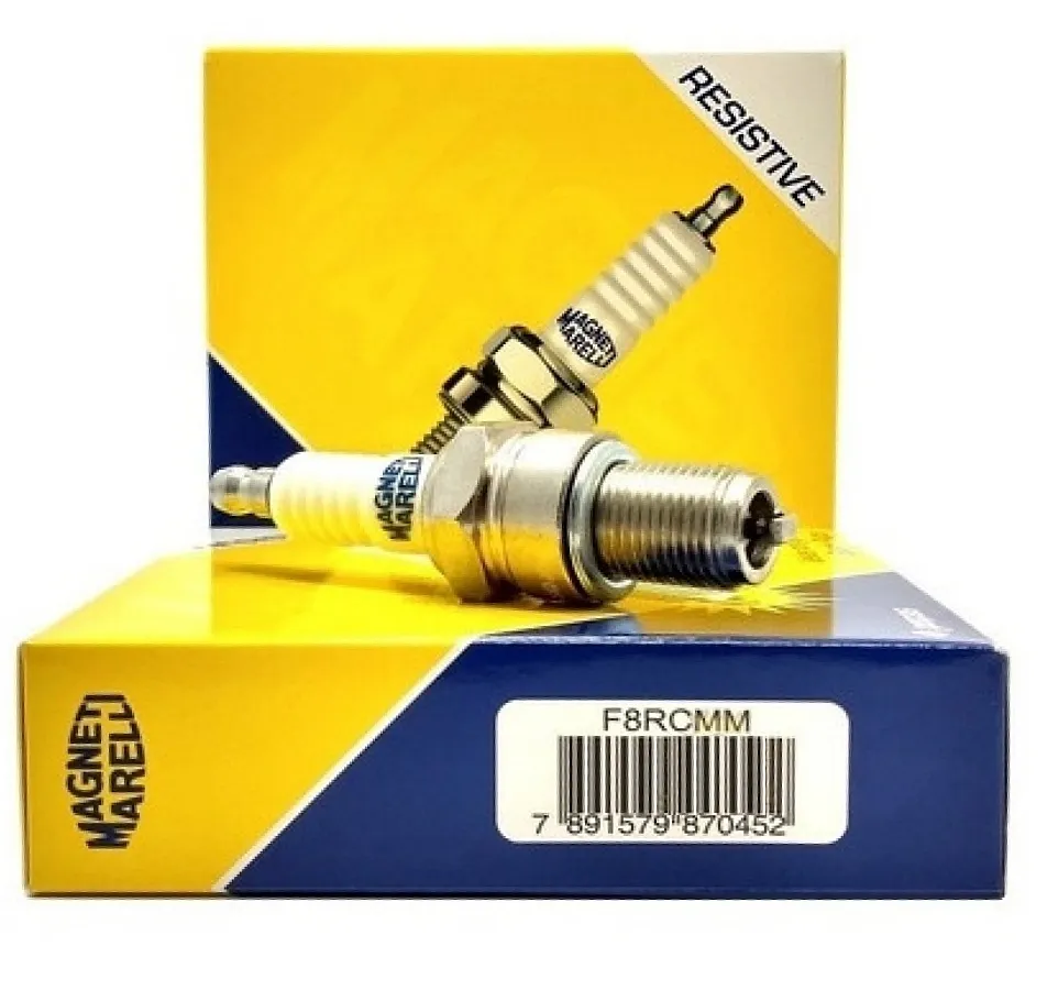 KIT C/4 Vela de Ignição Chevrolet Onix 1.0  2012/...  Cassic 1.0 2005/...  BR8ESD Magneti Marelli