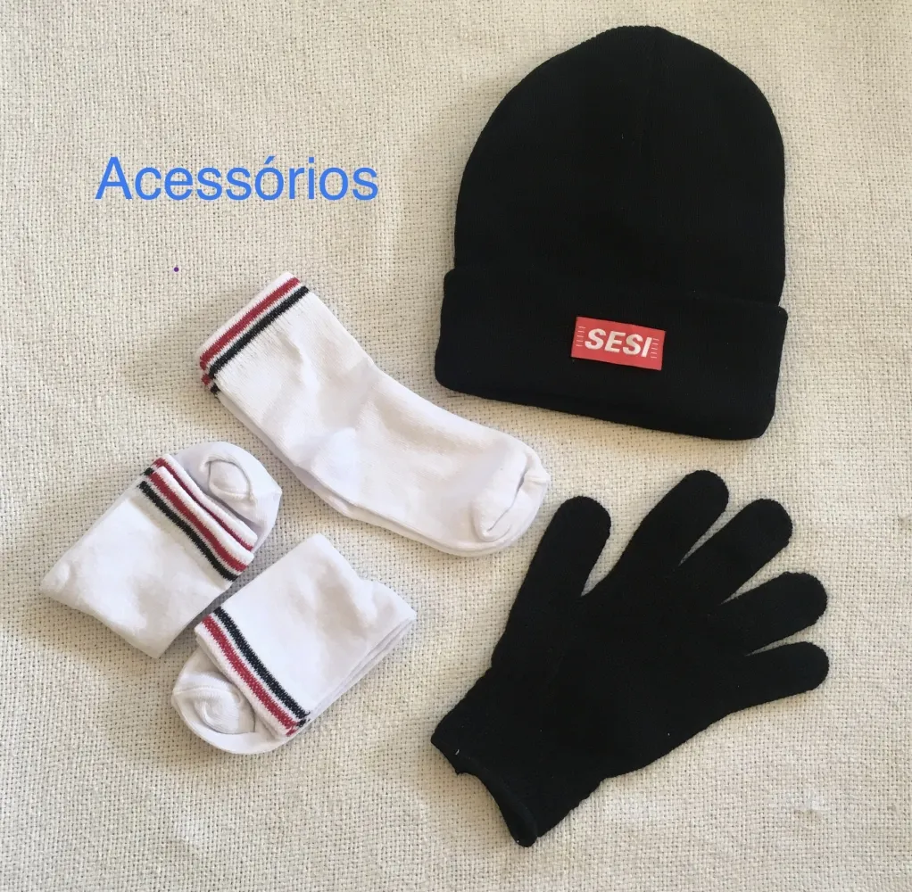 SESI Gorro de lã adulto e infantil