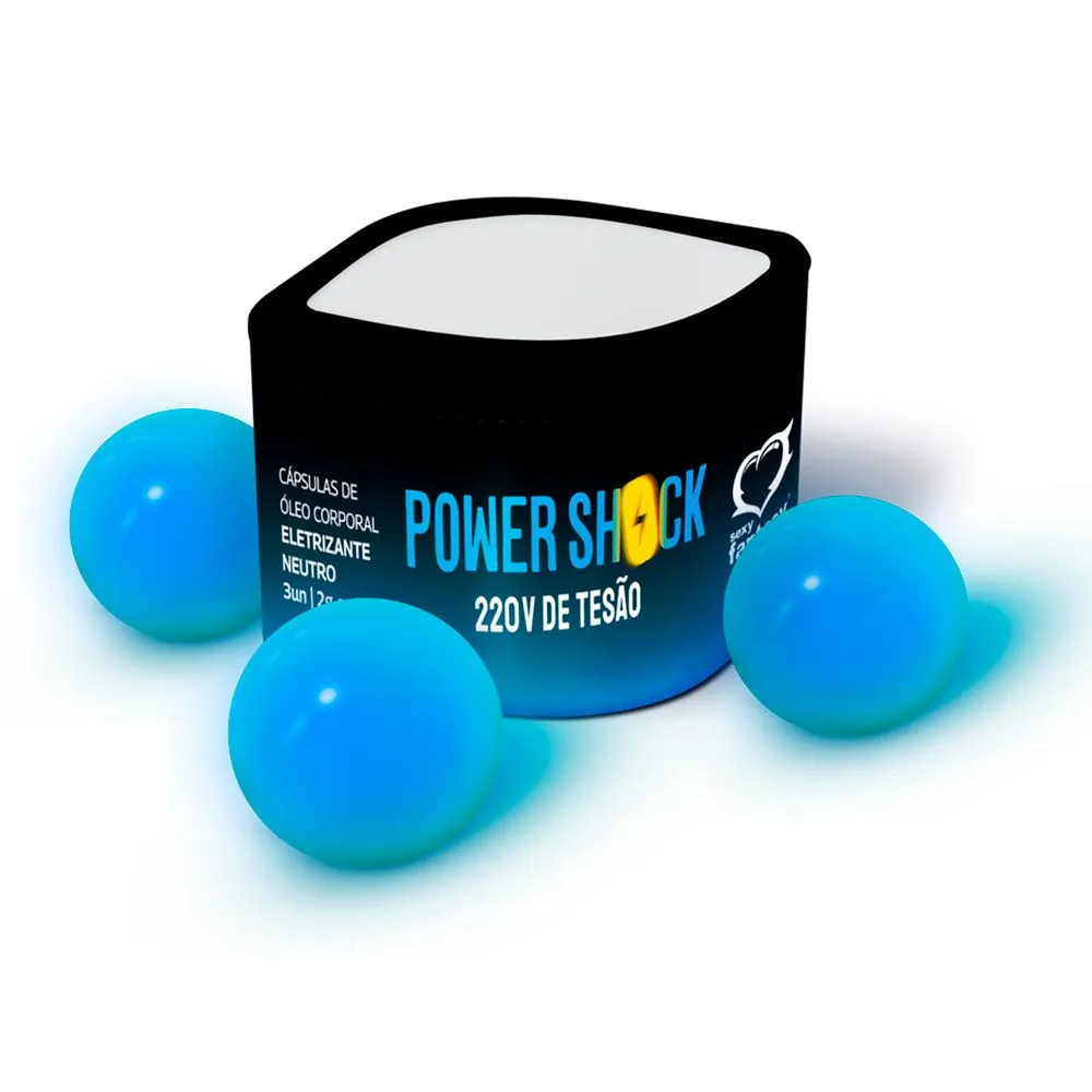 BOLINHA POWER SHOCK - EXCITANTE ELETRIZANTE